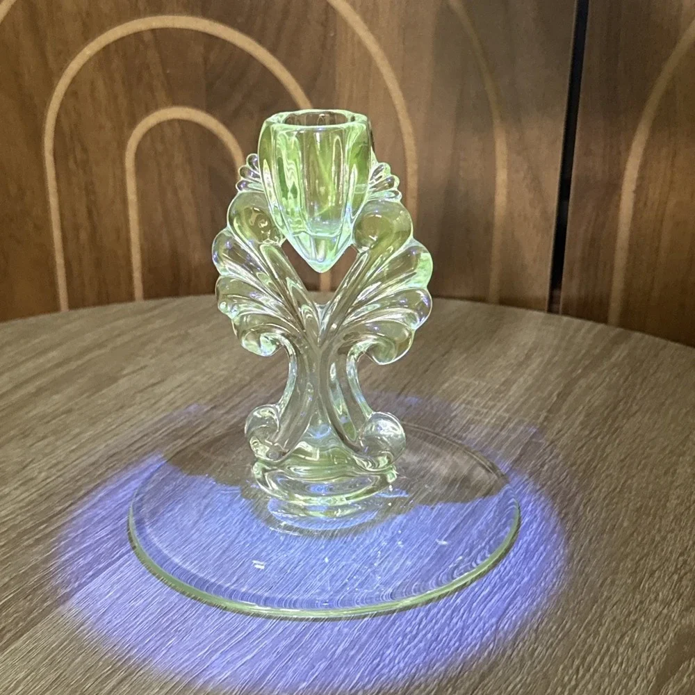 Antique Clear Pressed Glass 5.5
